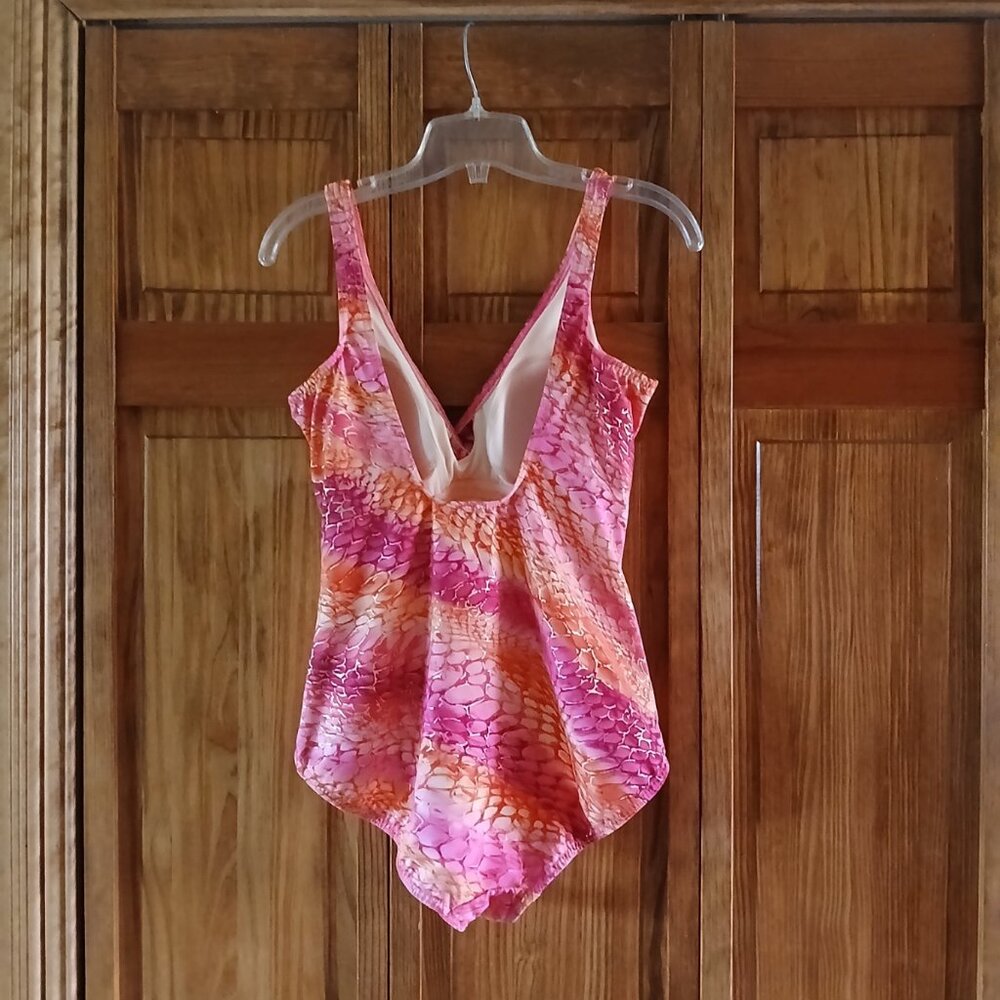 Miraclesuit Multi Color Print One Piece Swimsuit … - image 2